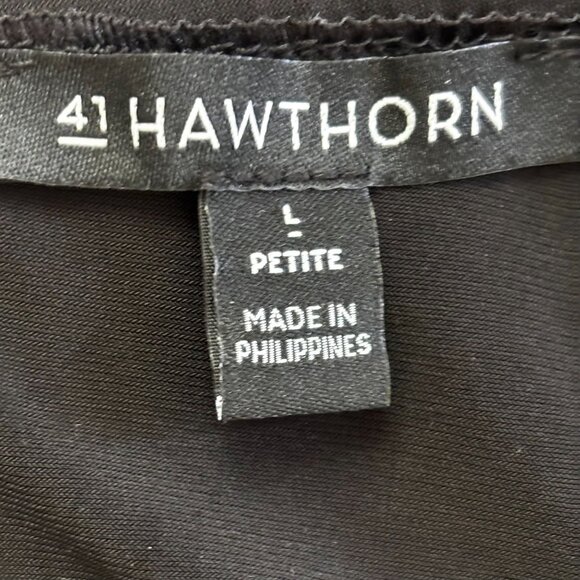 41 Hawthorn Lowrey Halter Neckline Knit Jumpsuit - Black - Size LP - Picture 7 of 10